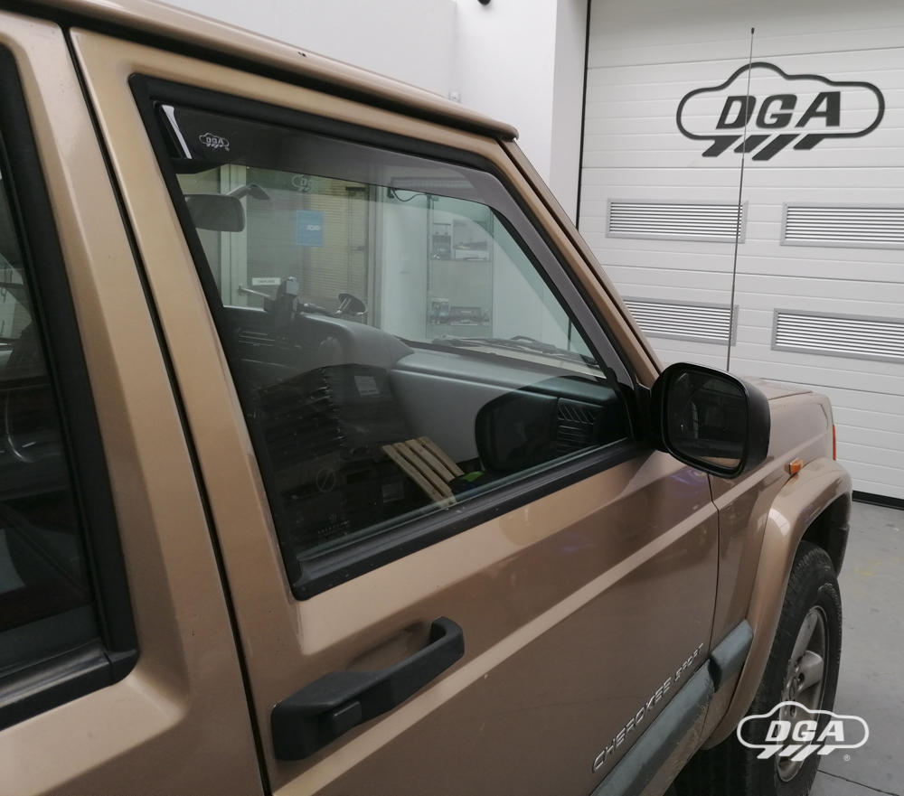 Wind Defletors JEEP CHEROKEE, 4X4, 1997 - 2001, 5 Doors, Front, In-Channel